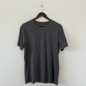 Short Sleeve Crew Neck Tee - Dark Gray
